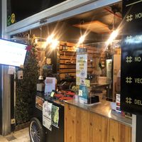 Waffles inside shopping center 🧇   at VeganWaf in Brussels