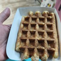 Plain at VeganWaf in Brussels