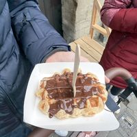 Mit Schokolade.  at VeganWaf in Brussels