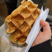 Waffle at VeganWaf in Brussels