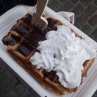 When in Belgium... at VeganWaf in Brussels