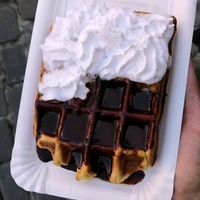 Soo good at VeganWaf in Brussels