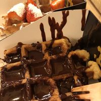 Erdbeeren und Schokolade  at VeganWaf in Brussels