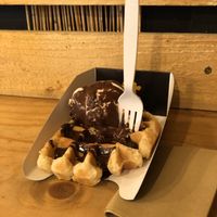 Very sweet! at VeganWaf in Brussels