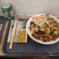 Le tofu est delicieu at Banh Mi Saigon in Paris