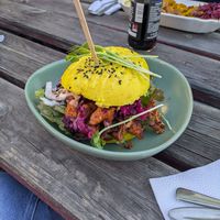 Vyrosburger at Zum glücklichen Bergschweinchen in Kassel