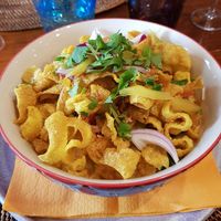 Kao soy without gambas at Thai Royal in Paris