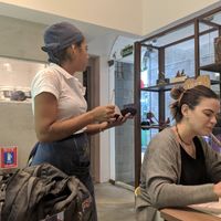 Inside at Manu Tenório Café in Recife