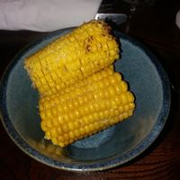 Side of corn on the cob at The Crystal Palace  in Glasgow