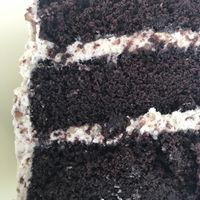 Chocolate divinity cake at Sukha Cafe in Baton Rouge