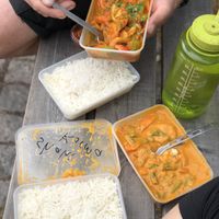 there is a park close by! at Indiska Köket in Jonkoping