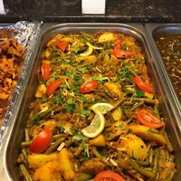 Vegan dish of the day at Indiska Köket in Jonkoping