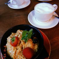 Golden porridge👑💕 at Spreegold in Berlin
