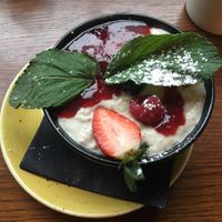 Berry porridge  at Spreegold in Berlin