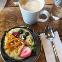 Golden porridge  at Spreegold in Berlin