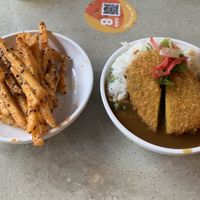 Yo! Fries and Pumpkin Katsu Curry at YO! Sushi in Glasgow