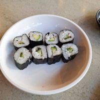 Cucumber maki 2025 at YO! Sushi in Glasgow