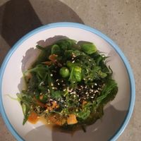 Seaweed salad at YO! Sushi in Glasgow