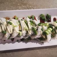 Vegan rolls at YO! Sushi in Glasgow