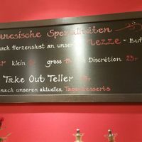 Lunch menu at Noon in Zurich