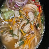 Vegan ramen  at The Hengler's Circus in Glasgow