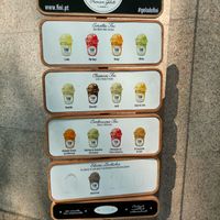 sourvets or ice creams at Casa das Bôlas in Porto