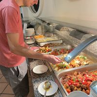 Sunday buffet at Loving Hut in Northbridge