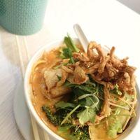 Laksa Noodles at Loving Hut in Northbridge