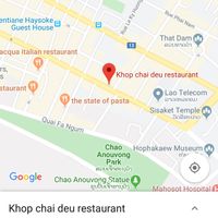 This is where google maps says it is, and this is where we found it.  at Khop Chai Deu in Vientiane