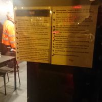 Menu at Beast Eatery in Dublin