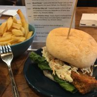 VFC Monster Burger. Delicious!!! :) at Beast Eatery in Dublin