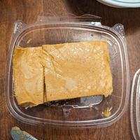 Pumpkin swirl cheesecake at Can't Believe It's Vegan  in Westerville