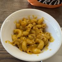 Side of Mac and cheese half portion—split between two people    at Can't Believe It's Vegan  in Westerville