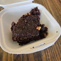 Chocolate Brownie at Can't Believe It's Vegan  in Westerville