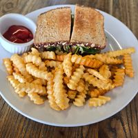 BLT w/fries at Can't Believe It's Vegan  in Westerville