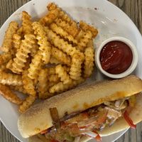 Spicy sausage hoagie   at Can't Believe It's Vegan  in Westerville