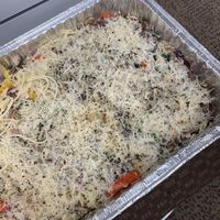 Amazing chicken veggie pasta I ordered for my family!!! at Can't Believe It's Vegan  in Westerville