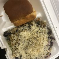 Angel hair Pasta with “Chicun”!!! Delish!!! at Can't Believe It's Vegan  in Westerville