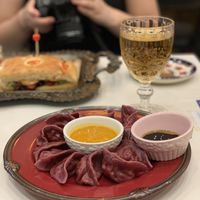 The sauce is what makes these dumplings irresistible. at Love Bay Cafe in Guangzhou