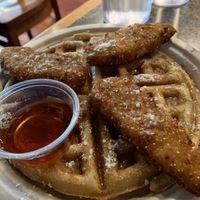 Chikn & Waffles at Vegans Are Us in Vineland