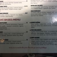 Plant based menu section :) at Margaritas Mexican Restaurant in Redwood City