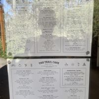 Menu  at The Trail Cafe in Mount Evelyn