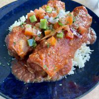 “Enchiladas” (actually spring rolls) at Mika in Airlie Beach