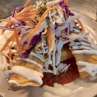 Flautas (with vegan aioli instead sour cream) at Mika in Airlie Beach