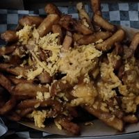 Small poutine at Dirty Dogs in Montreal
