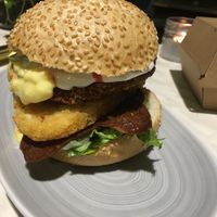 The goods burger at GG Bistro in Christchurch