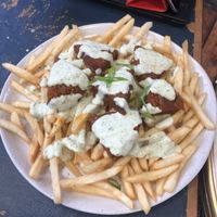Loaded fries  at GG Bistro in Christchurch