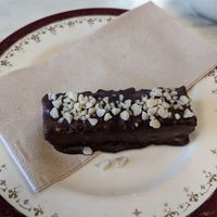 Peanut salted caramel chocolate bar at GG Bistro in Christchurch