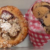 Delicious pastry and cookie at GG Bistro in Christchurch