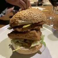 KFT Burger.. soooo good at GG Bistro in Christchurch